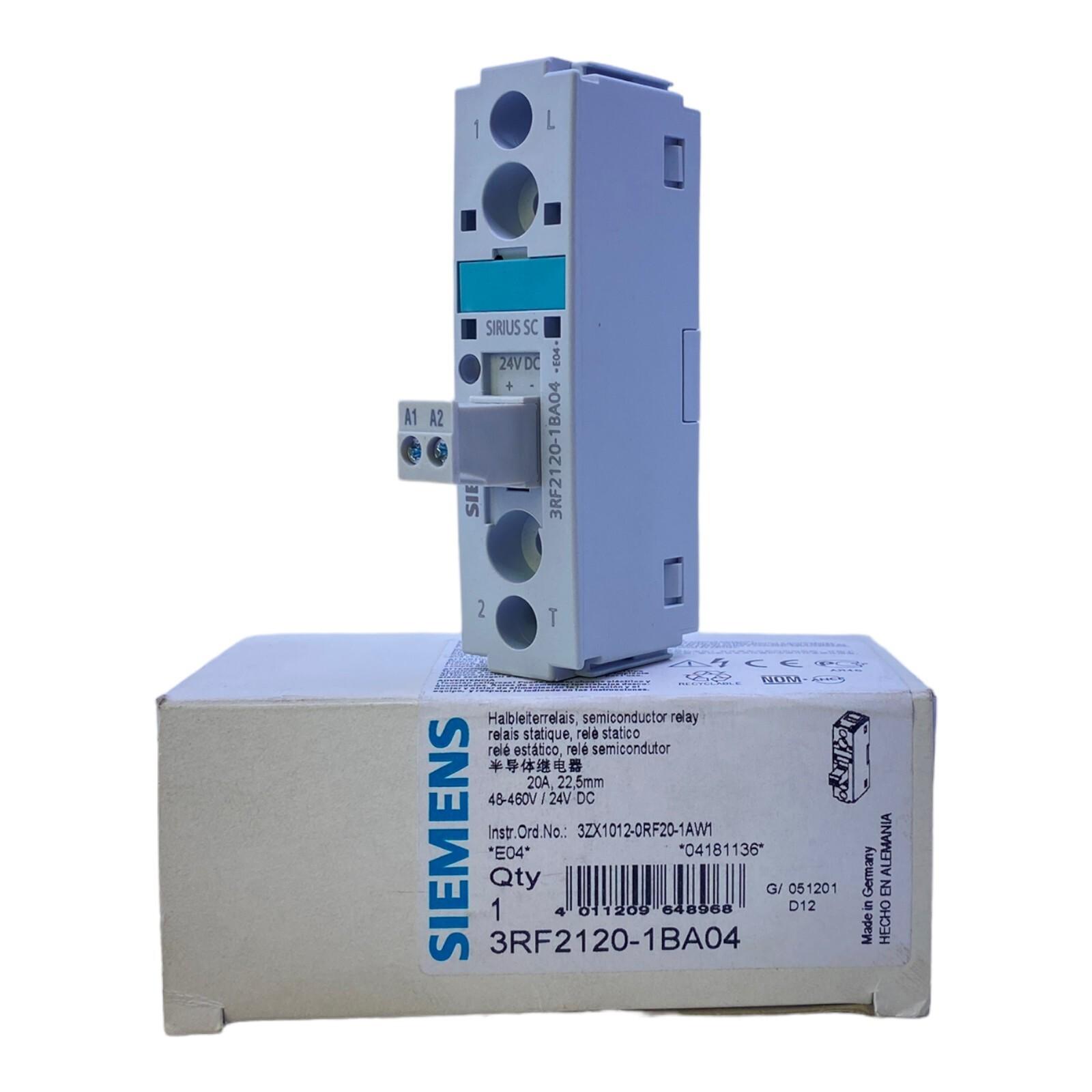 SOLID-STATE RELAY, 3RF2, 20A, 48-460V, 24VDC