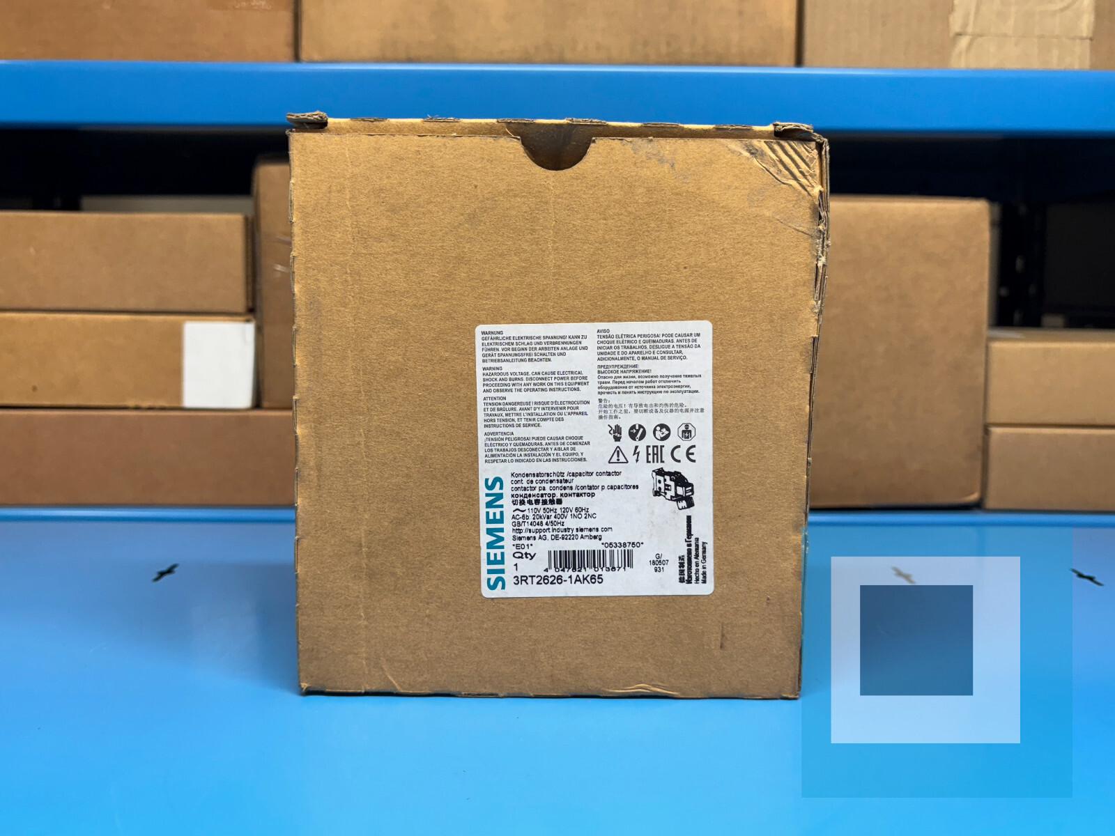 CAP CONTACTOR 20KVAR 1NO+2NC 120VAC