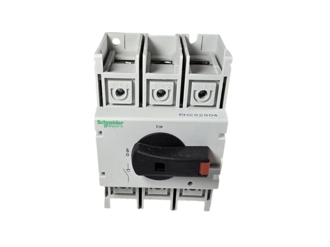 Disconnect switch, TeSys VLS, body switch, 125A, 60HP at 480VAC, UL98, three phase, 50kA SCCR, size 2, DIN rail mount