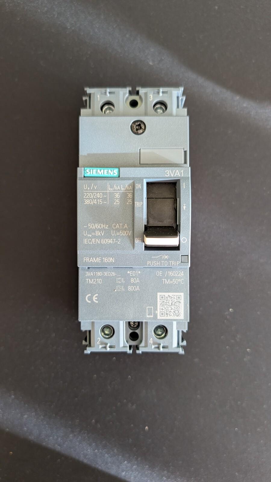 BRKR 3VA11 2P 80A 25KA FTFM BOX