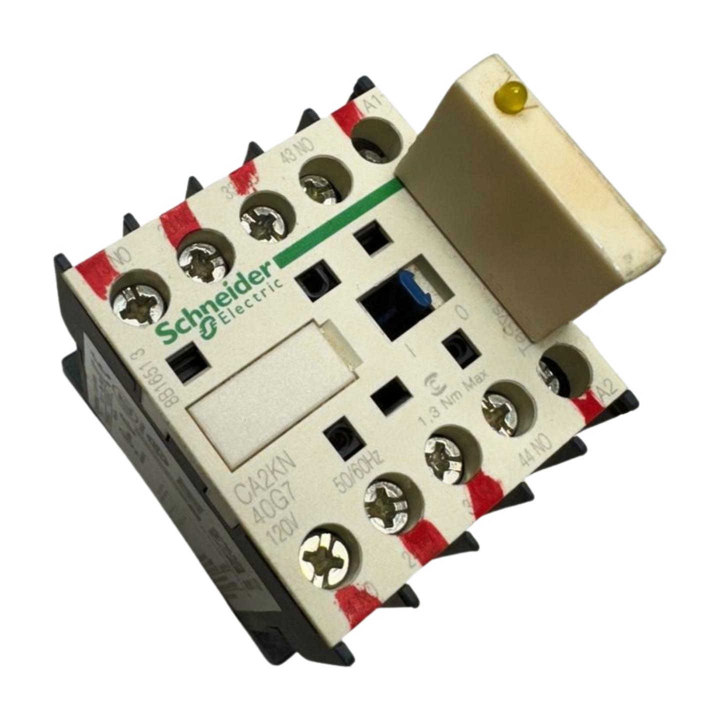 Control relay, TeSys K, 4 NO, lt or eq to 690V, 120VAC coil
