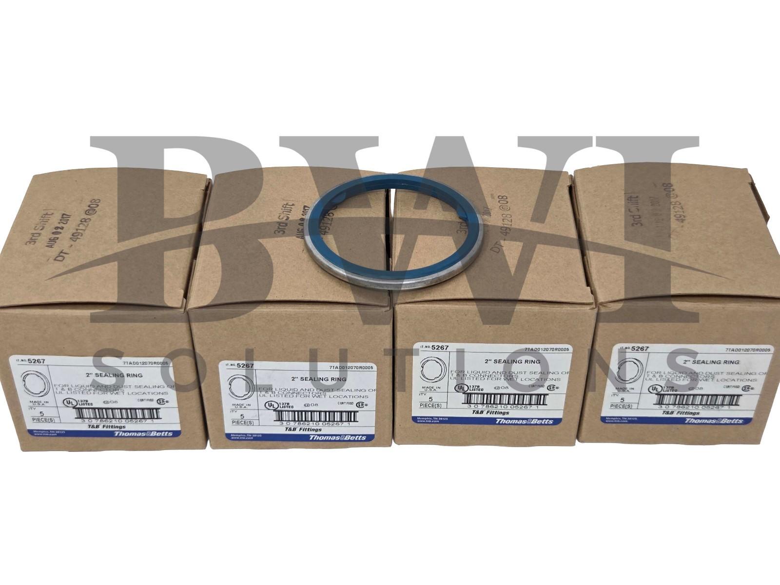 Liquidtight Sealing Gasket, 2 Inch, with 316 Stainless Steel Retainer Ring and Thermoplastic Molded Seals