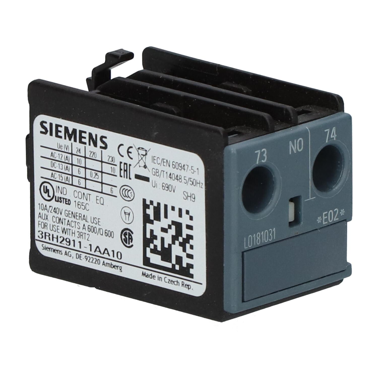 AUX. SWITCH 1NO WIRE TOP SCREW