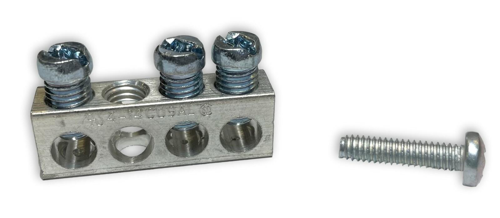 Load center accessory, QO/Homeline, ground bar kit, 3 terminals