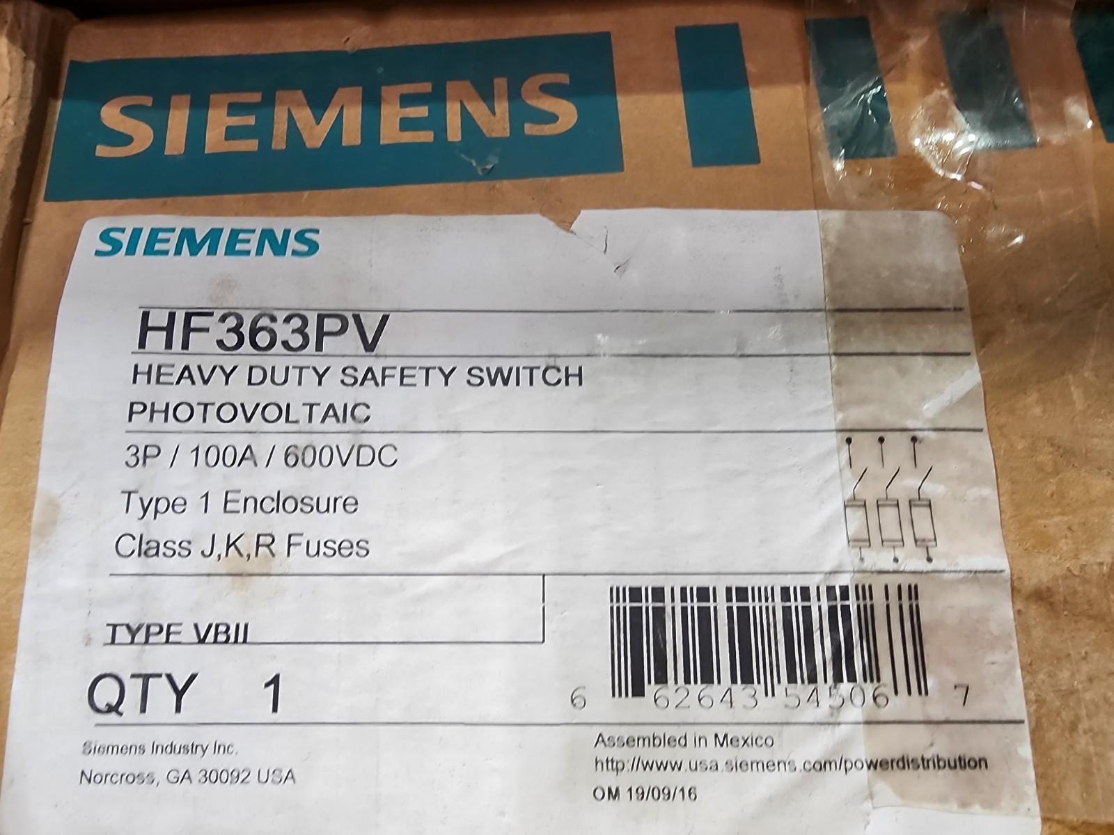 HDSS FUS 3P3W 600V 100A N1 PV