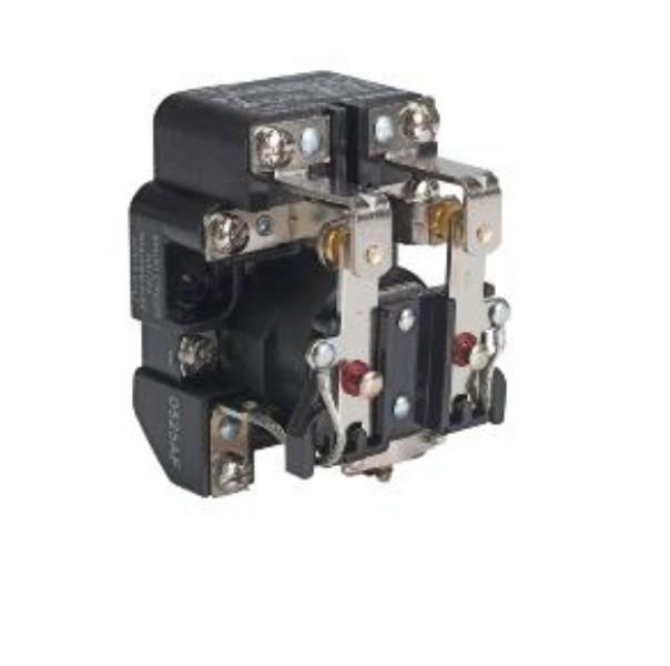 Power Relay, Type C, 2 hp, 30A resistive at 300VAC, DPDT, 2 normally open and 2 normally closed contact, 240VAC coil