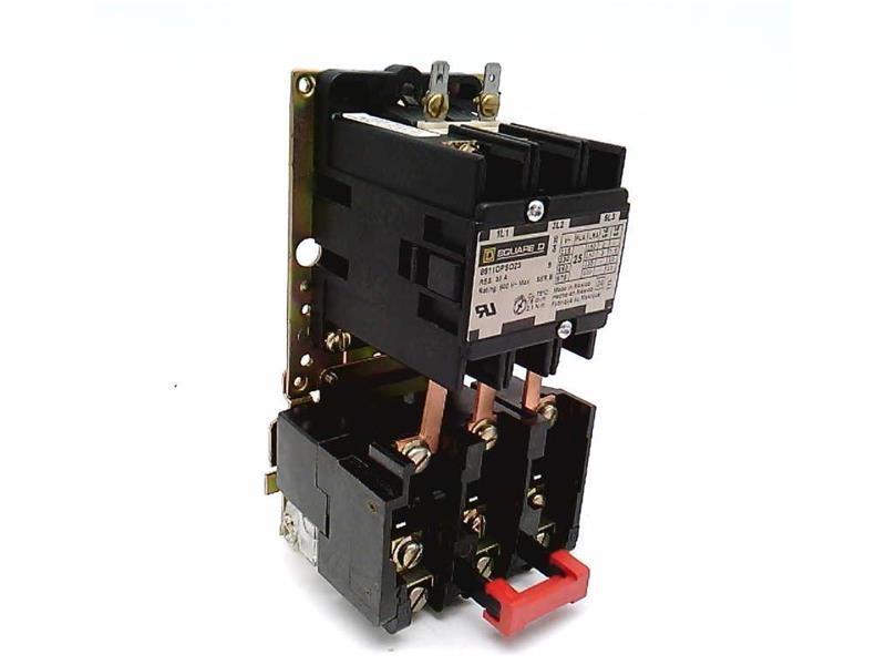 NEMA starter, Definite Purpose, 25A, 20HP at 600VAC, 3 phase, 3 pole, melting alloy, 208V to 240VAC coil, open