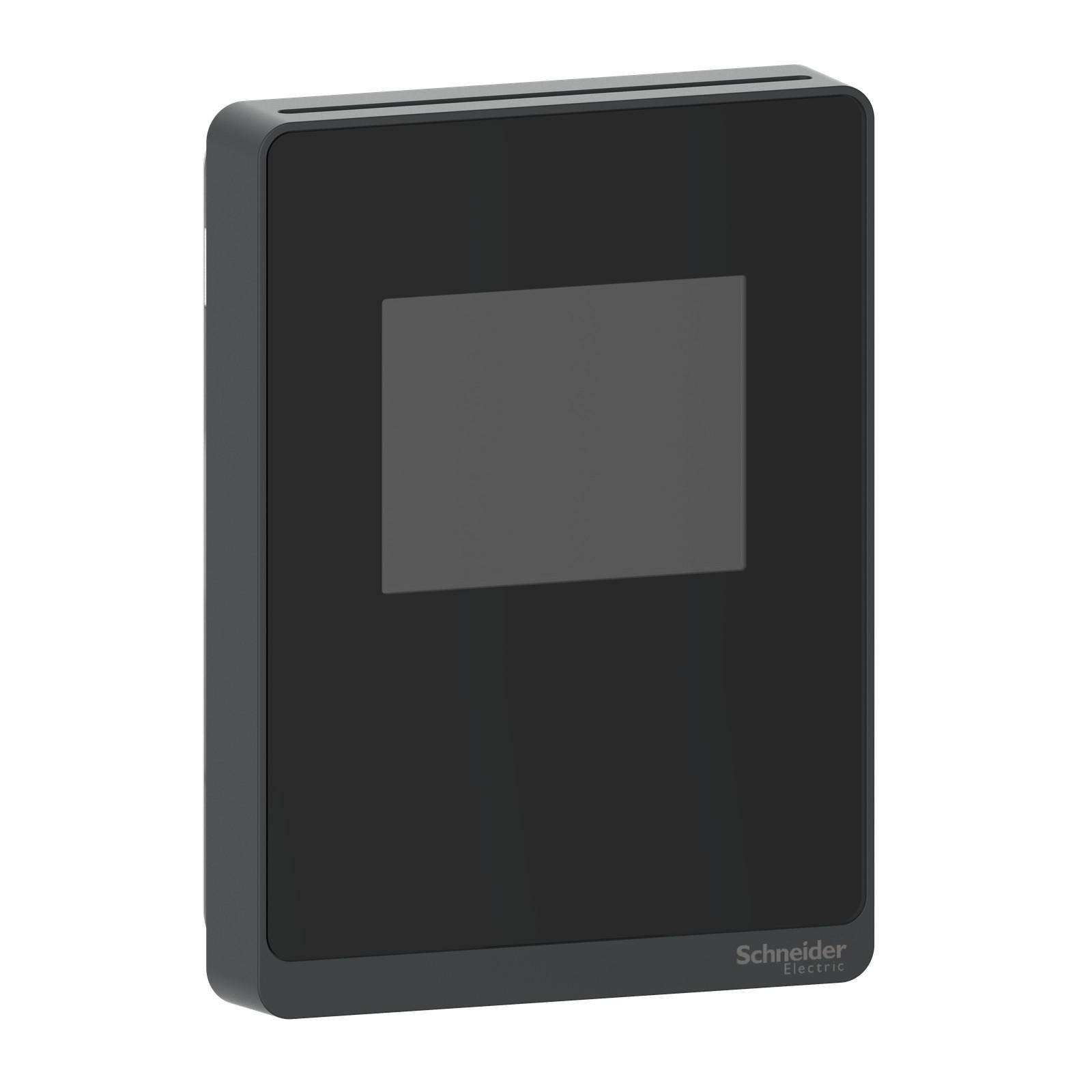 SpaceLogic SLA Series Temperature Sensor, Room, Color Touchscreen, Analog Outputs, Optimum Black Housing