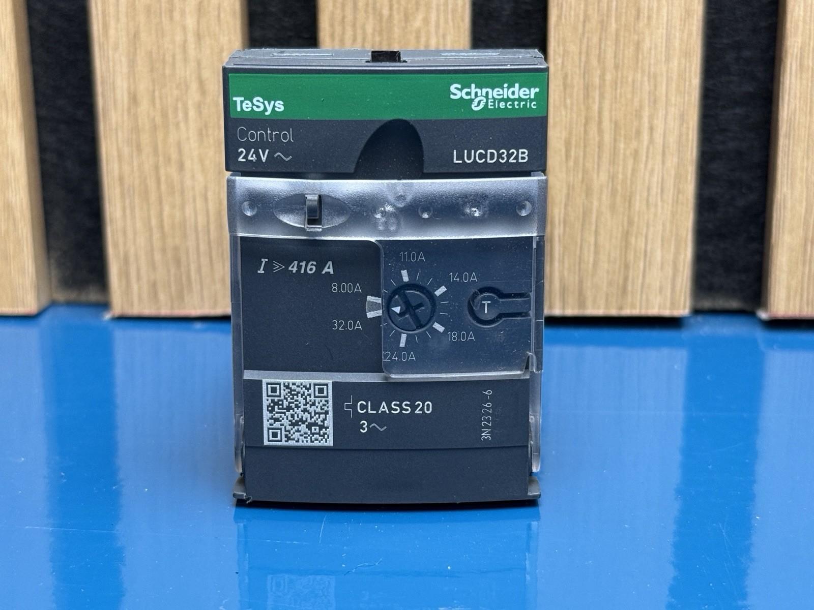 Advanced control unit, TeSys Ultra, 8A to 32A, 3P motors, protection & diagnostic, class 20, coil 24VAC