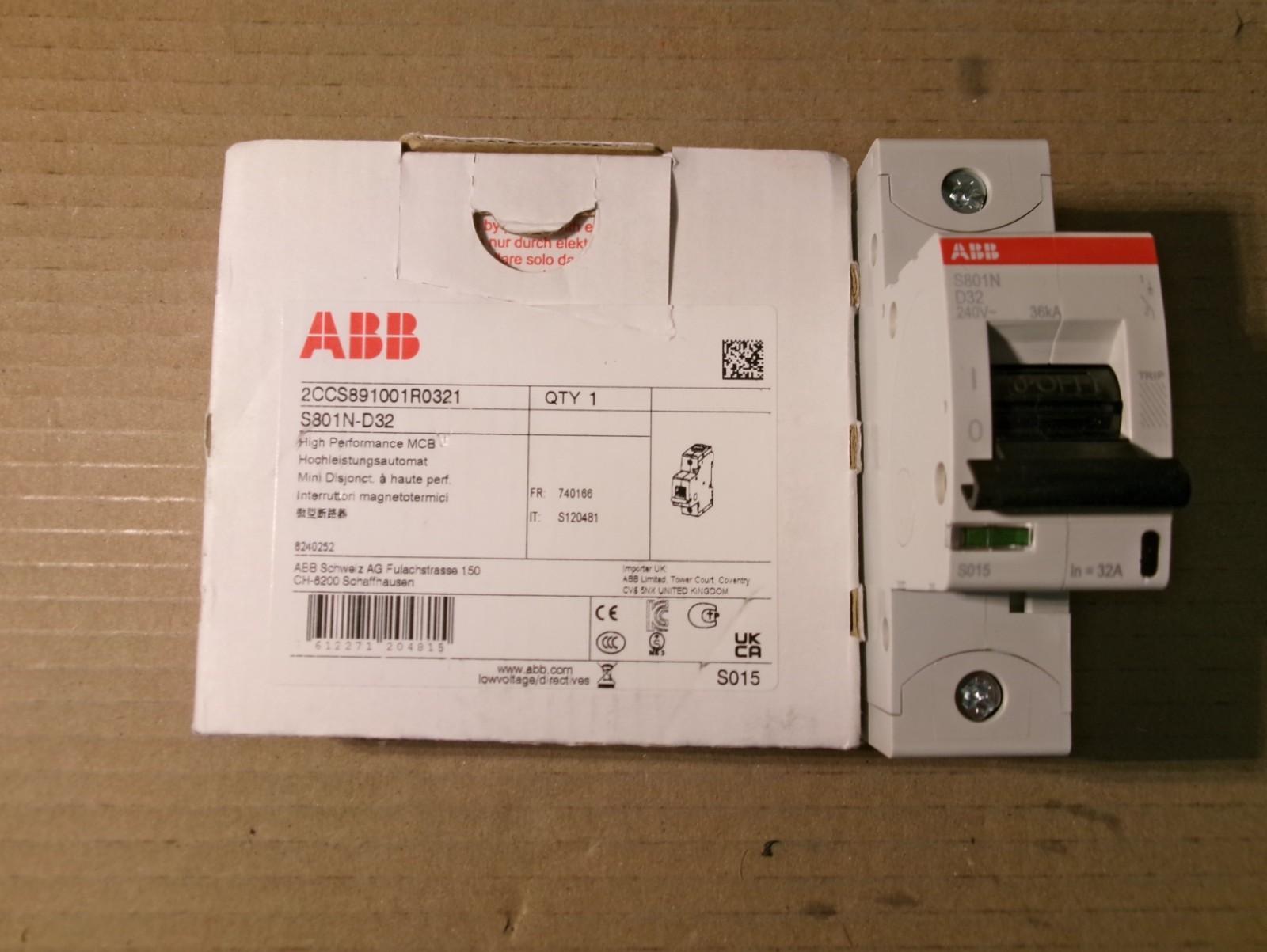 S801N-D32 High Performance MCB
