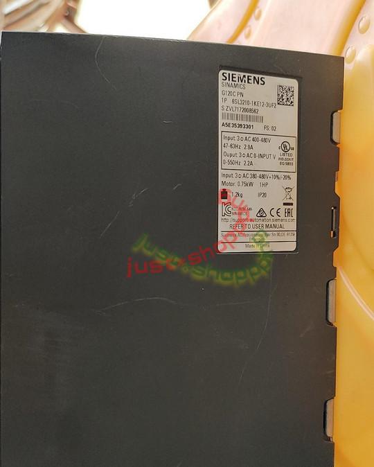 SINAMICS G120C RATED POWER 0.75KW WITH 1