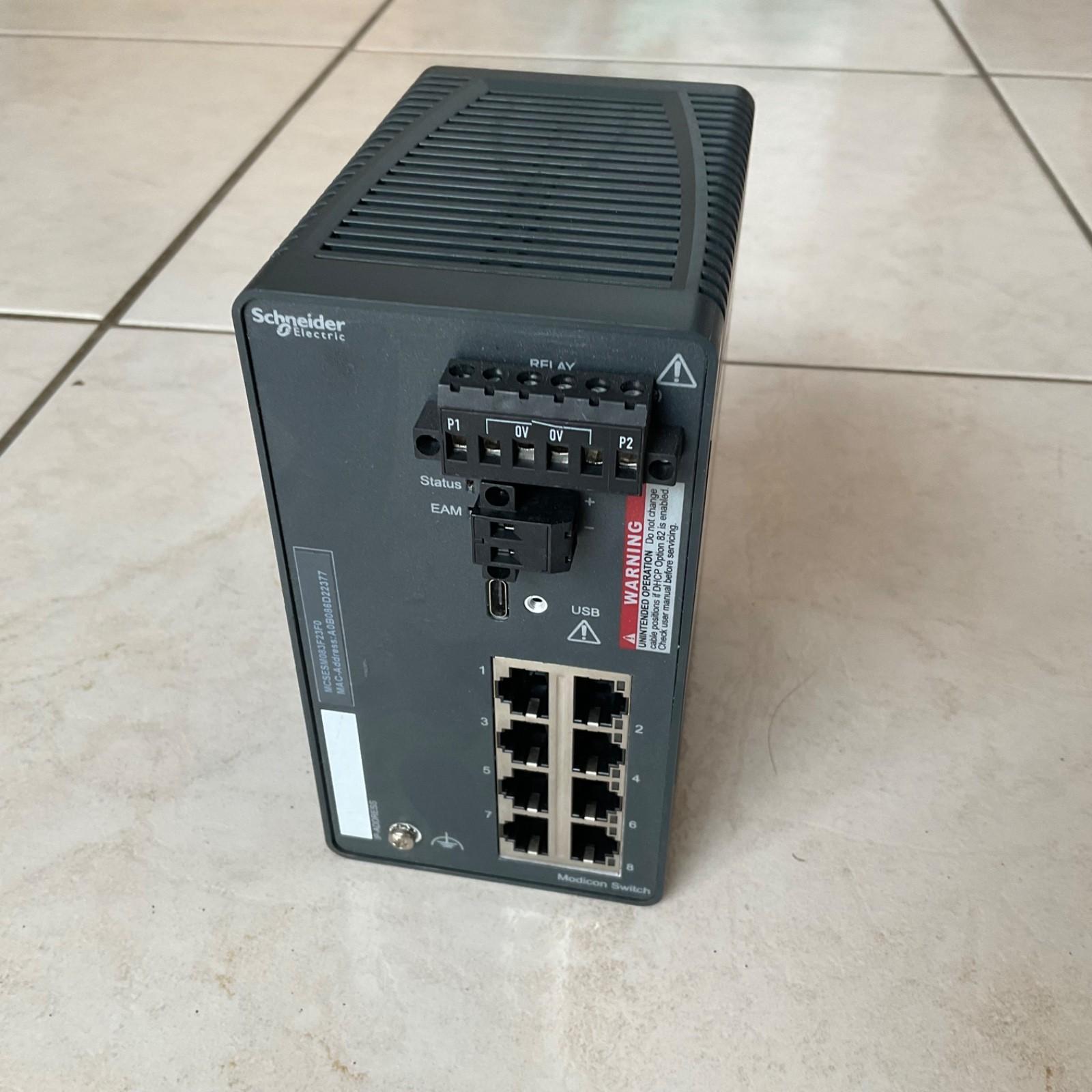 network switch, Modicon Networking, managed, 8 ports for copper