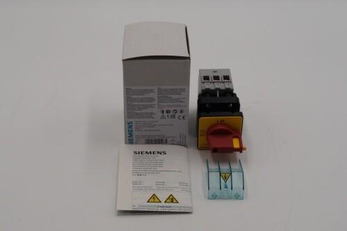 Main switch 3-pole Rated