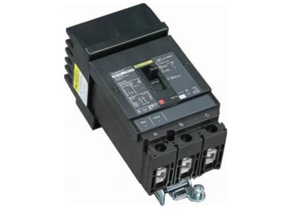 Circuit breaker, PowerPacT H, 100A, 3 pole, 600VAC, 18kA, I-Line, thermal magnetic, 80%, ABC