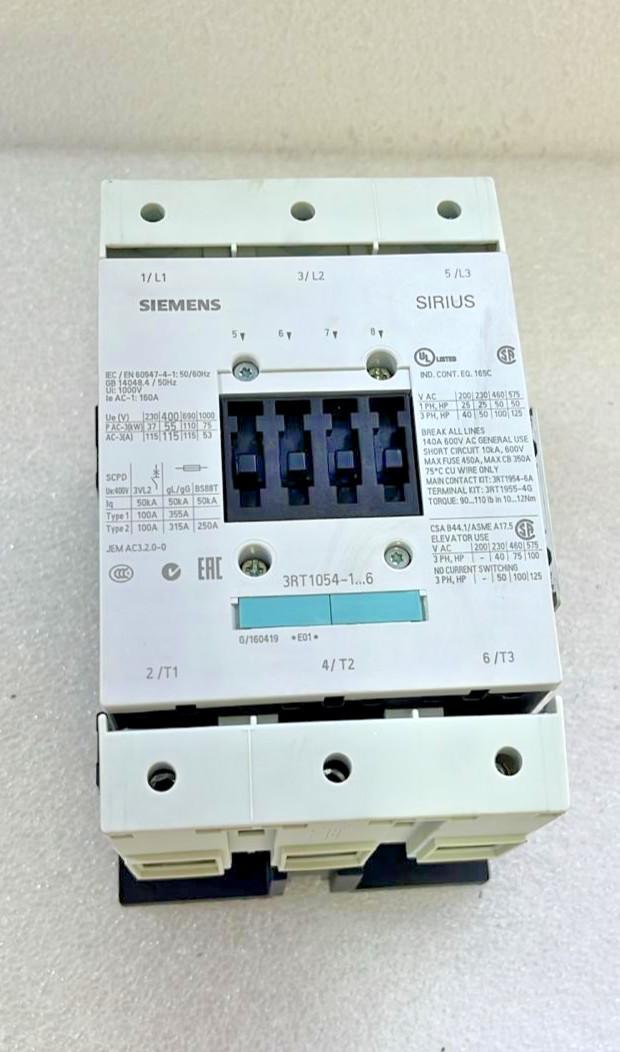 CONTACTOR S6 115A 200-220VUC 3P BX TERM