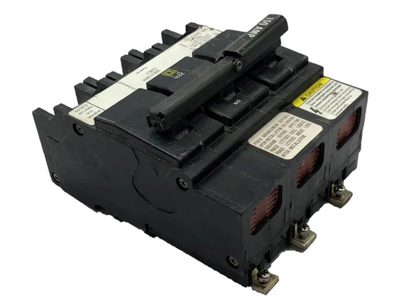 Mini circuit breaker, QO, 150A, 3 pole, 120/240VAC, 22kA, bolt on mount
