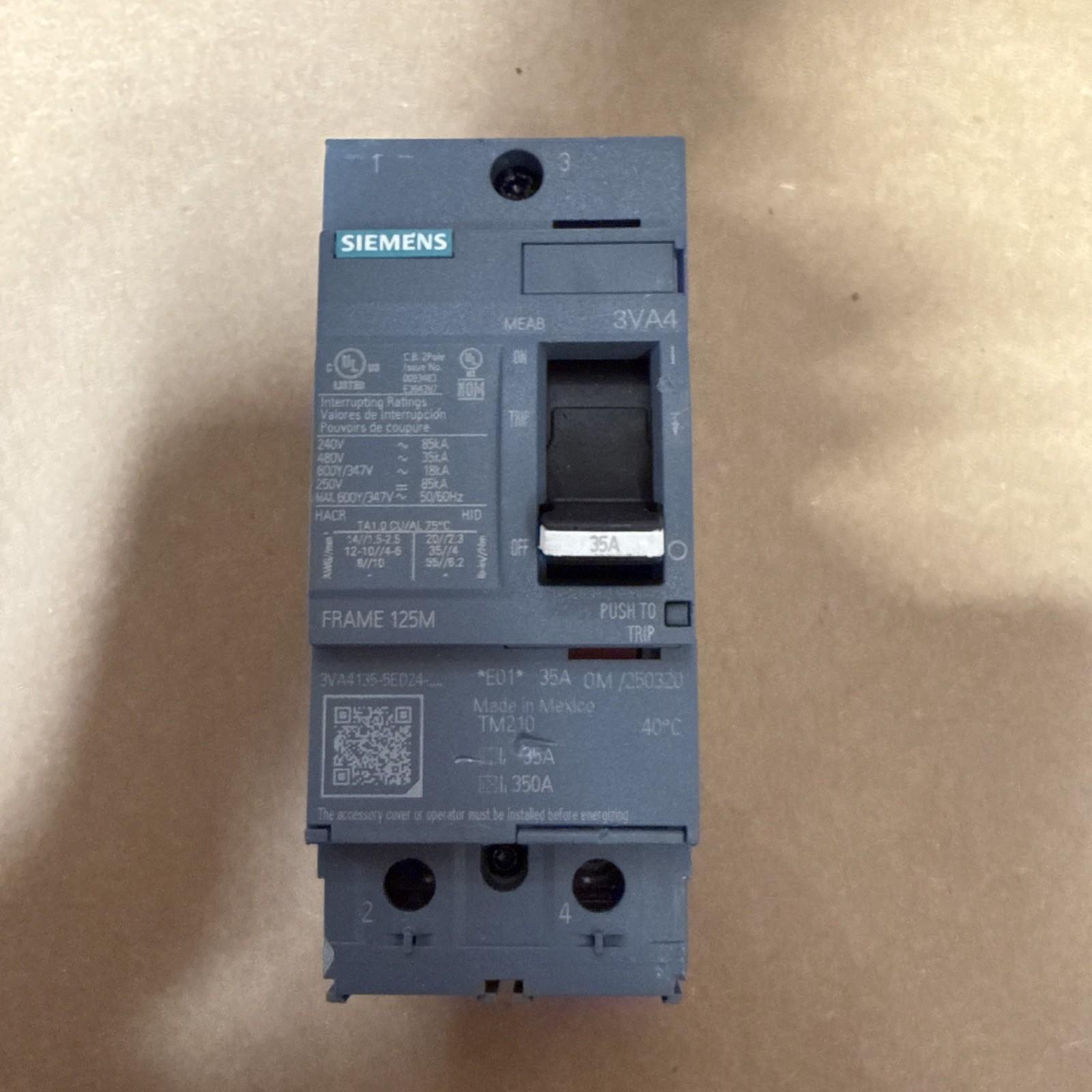 BRKR 3VA41 2P 35A 35KA FTFM LD LUG
