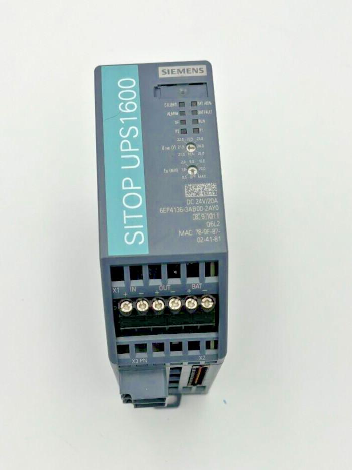 SITOP DC UPS1600 MODULE, 24V 20A PROFINET