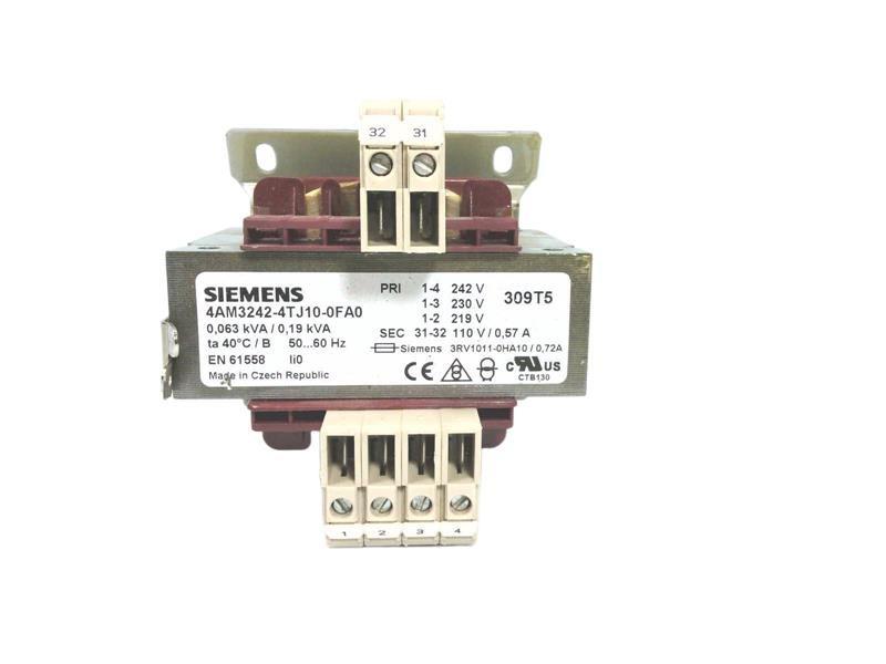 XFMR, 1-PH, 63VA, PRI 230V, SEC 110V, IP00