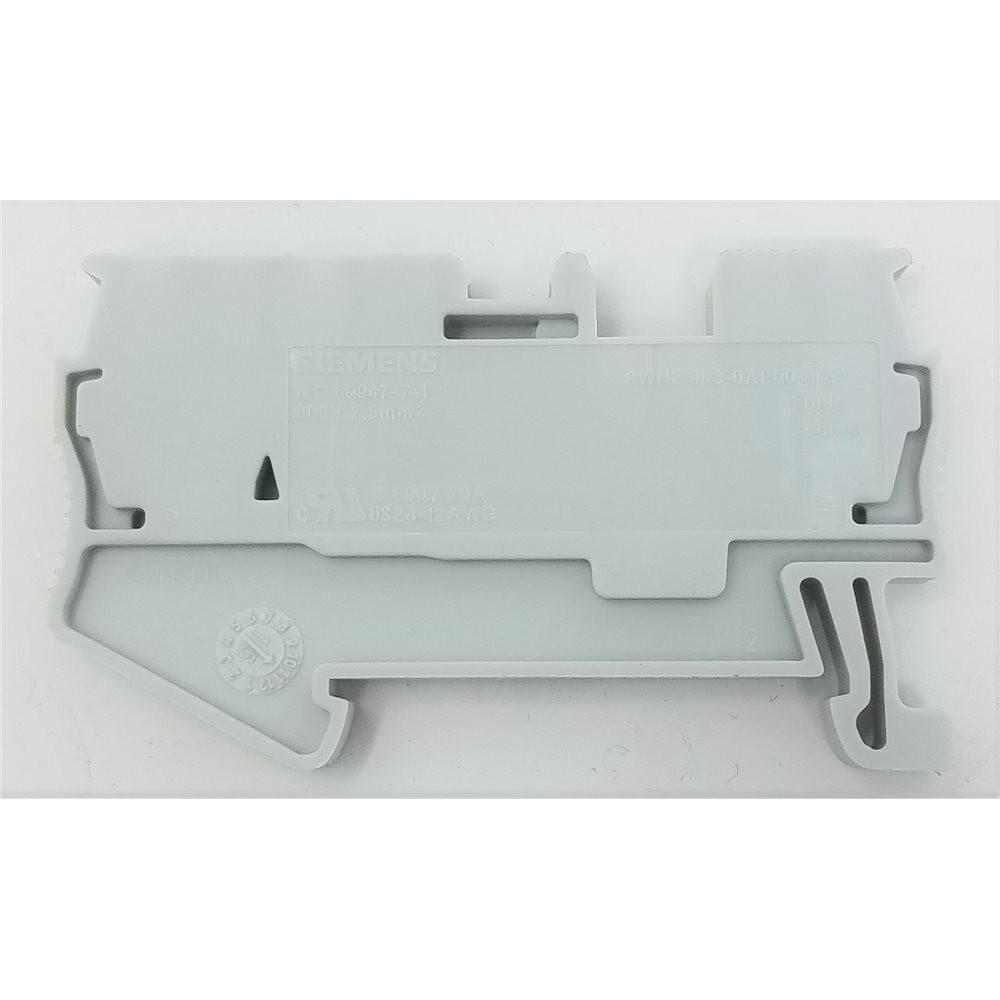 TERM BLOCK, SPRNG, THRU, 2.5, GRAY, 3-CONN