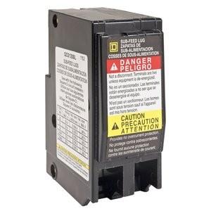 Mini circuit breaker accessory, QO, lug kit, 225A, 2 pole, 2 spaces, subfeed