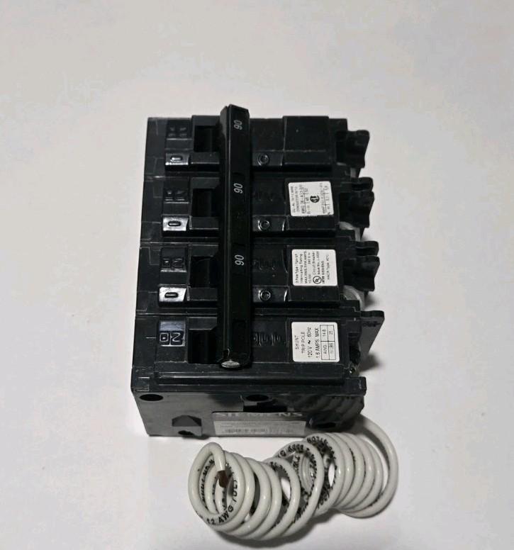 BREAKER 90A 3P 240V 10K QP 120V SHUNT