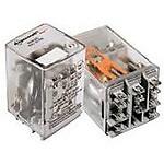 Plug-in electromechanical relay, General Purpose Relays, 788 R, 3PDT, clear cover, blade terminal, 10A, 24V DC, 3NC + 3NO