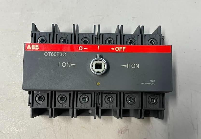 3P 60A UL98 MANUAL XFER SW