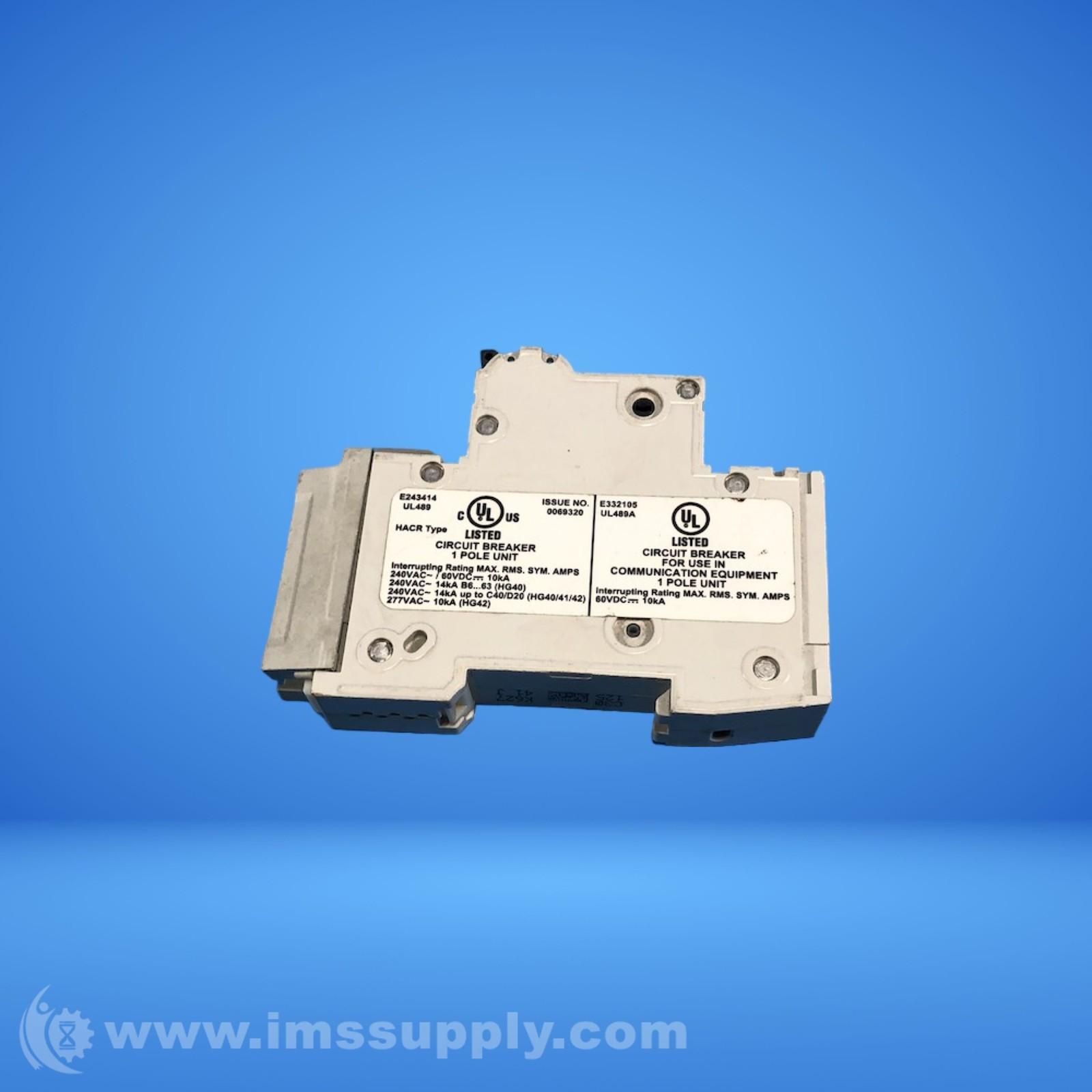 MCB 5SJ4 1P 240V 30A 14K C-TRIP