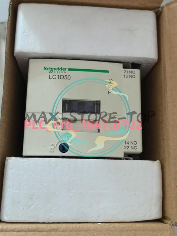 IEC contactor, TeSys D, nonreversing, 50A, 40HP at 480VAC, up to 100kA SCCR, 3 phase, 3 NO, 48VAC 50/60Hz coil, open