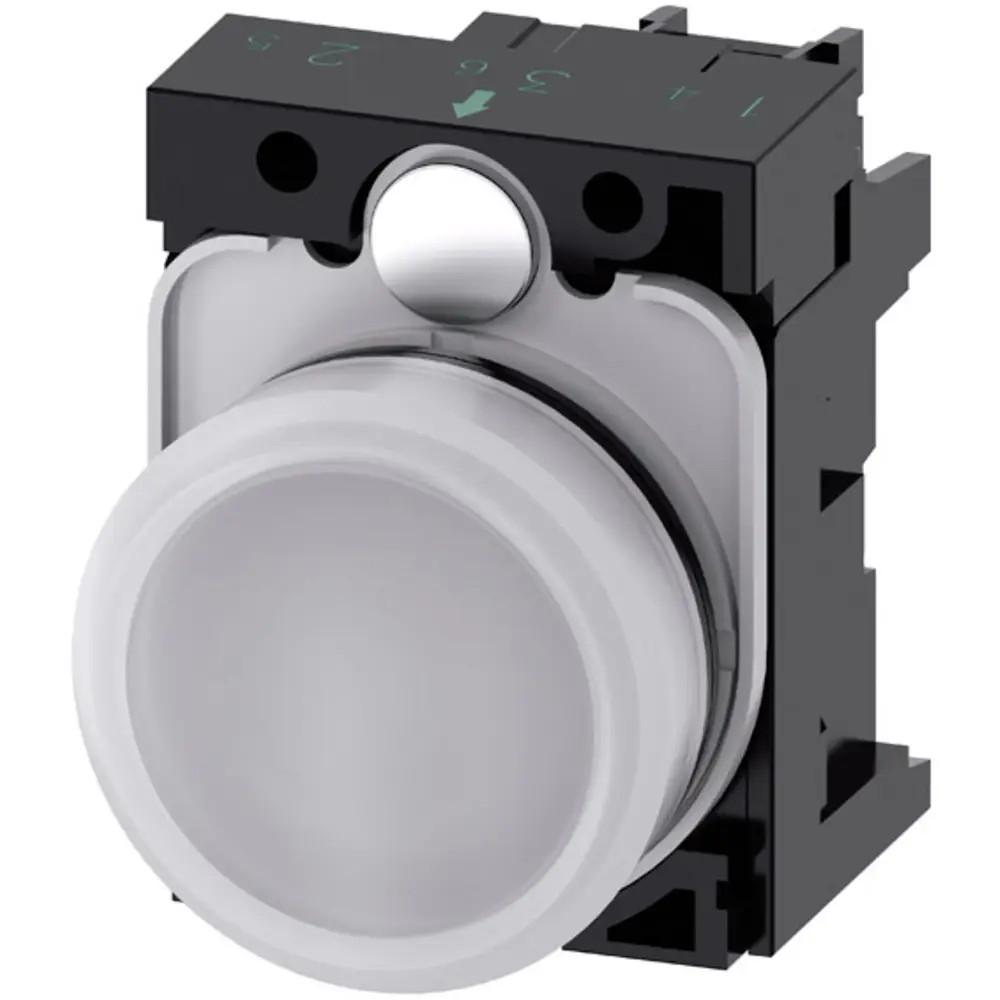 INDICATOR LIGHT, LED WHITE 24V AC/DC