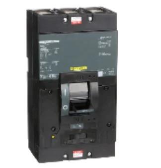 Circuit breaker, LA, 400A, 3 pole, 600VAC, 22kA, 250VDC, 10kA, lugs, thermal magnetic