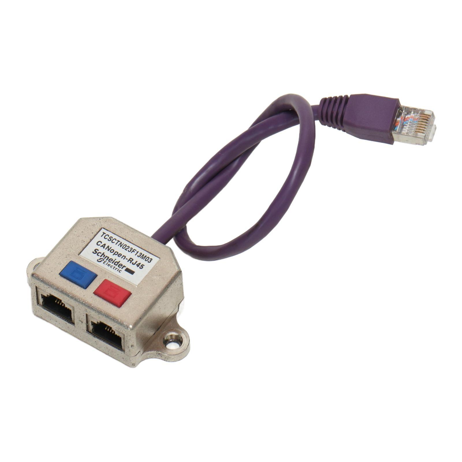 CANopen terminal adaptor, Altivar, Lexium, 2 RJ45 connectors for daisy chain connection