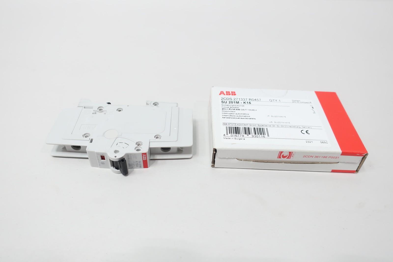 UL489 MCB 1P K 15A 480/277