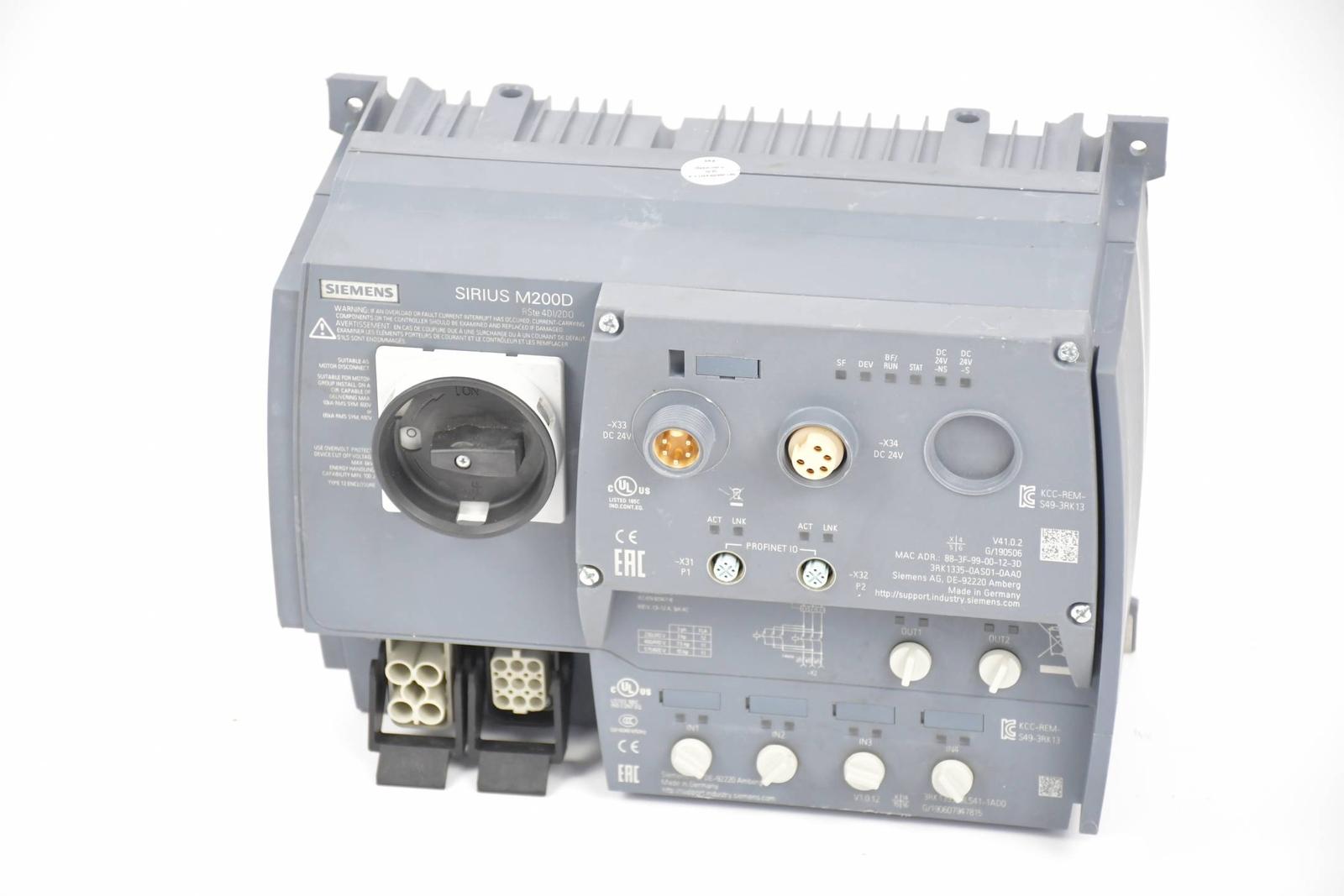 M200D, No Comm, Mech, 1.5-12A, Rev, No Ctl