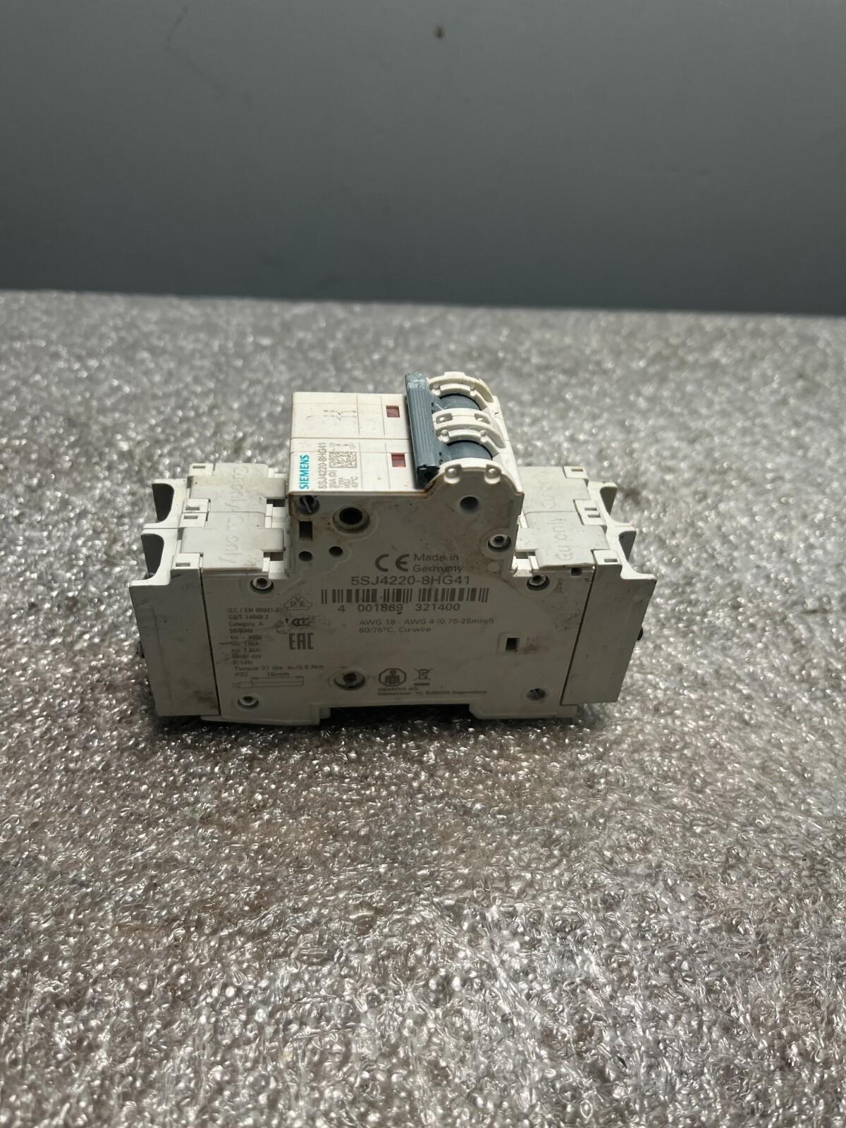 MCB 5SJ4 2P 240V 20A 14K D-TRIP