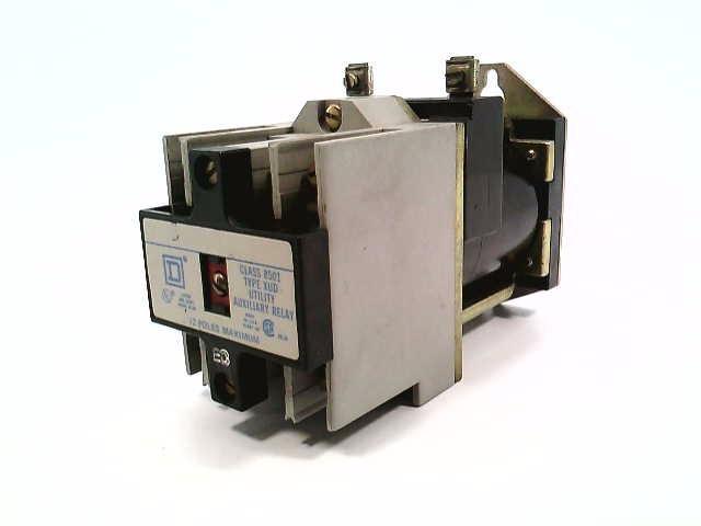 Relay, Harmony 8501X, utility, coil, 10A resistive at 600V AC, 125V DC, 250V DCVoltage, 4NO