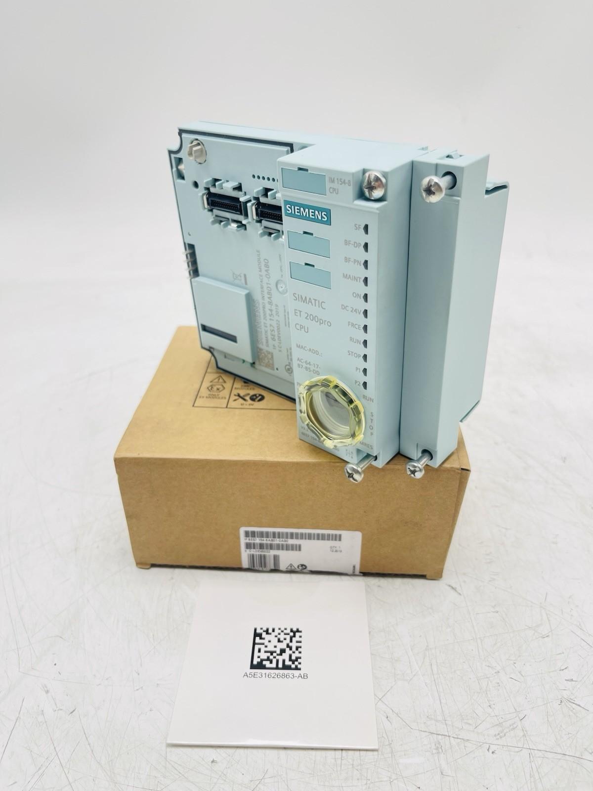ET200PRO: IM 154-8 PN/DP CPU, 384KB