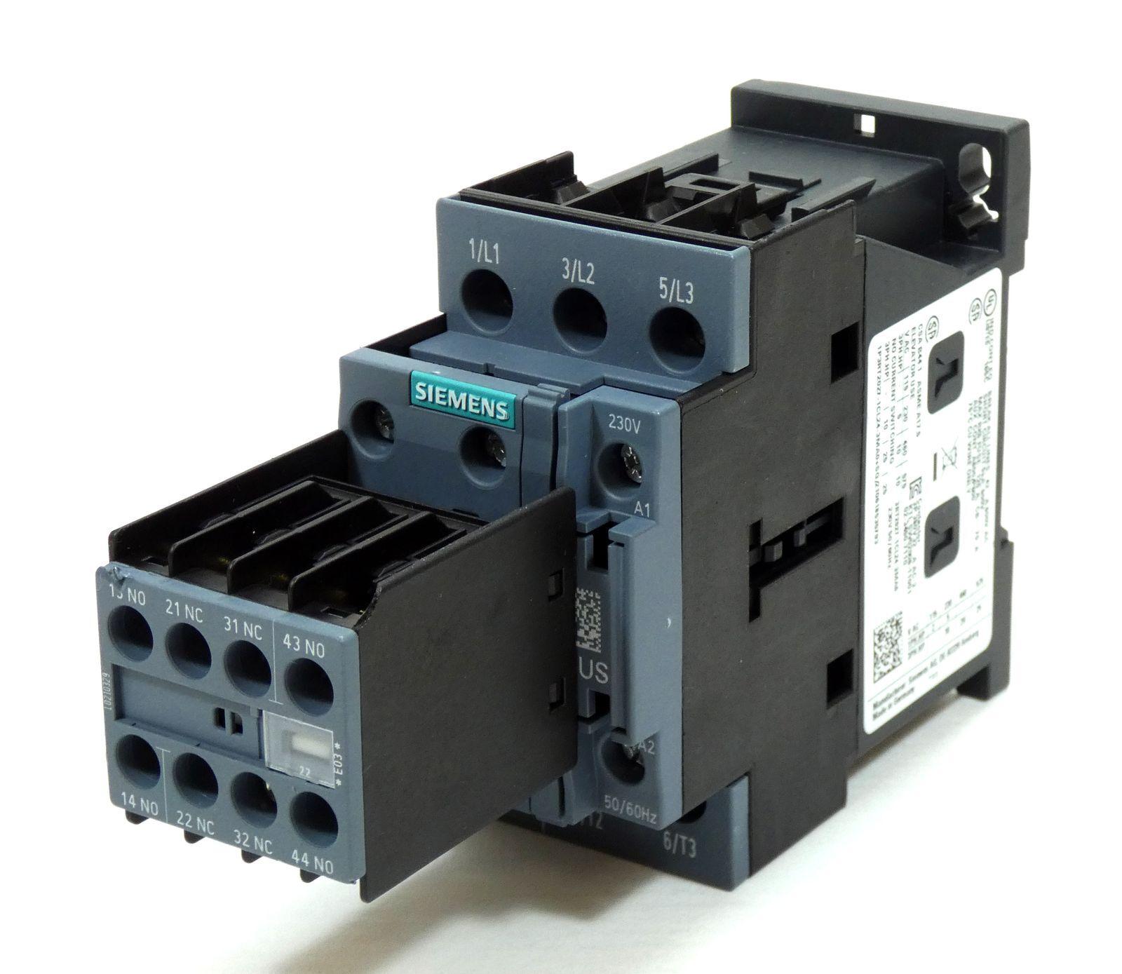 CONTACTOR S0 32A 230VAC 2NO/2NC SCRW