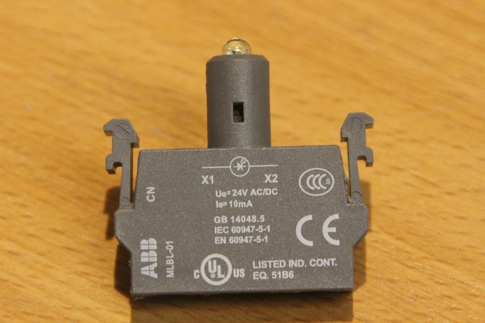 LAMP BLOCK, GREEN, LED, 24V