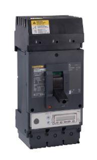 Circuit breaker, PowerPacT L, 400A, 3 pole, 600VAC, 25kA, I-Line, MicroLogic 6.3A, 100%, ABC