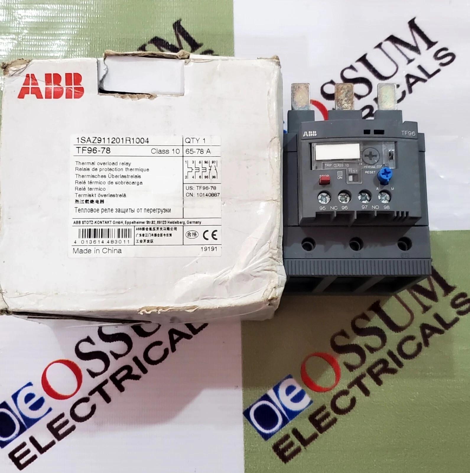 TF96-78 Thermal Overload Relay 65 ... 78 A