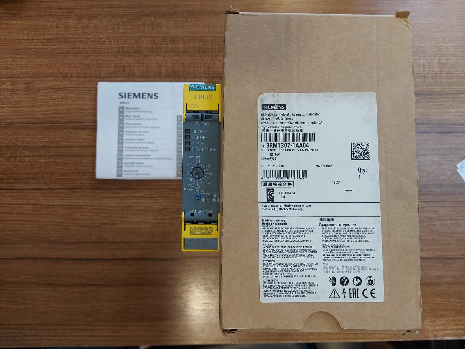 SFTY REV STARTER 1.6-6.1A 24VDC SCREW