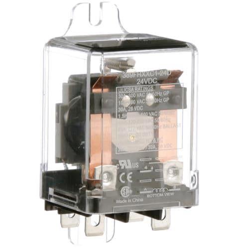 Power relay, SE Relays, SPST-NO-DM, 30A, 24 VDC, side flange cover