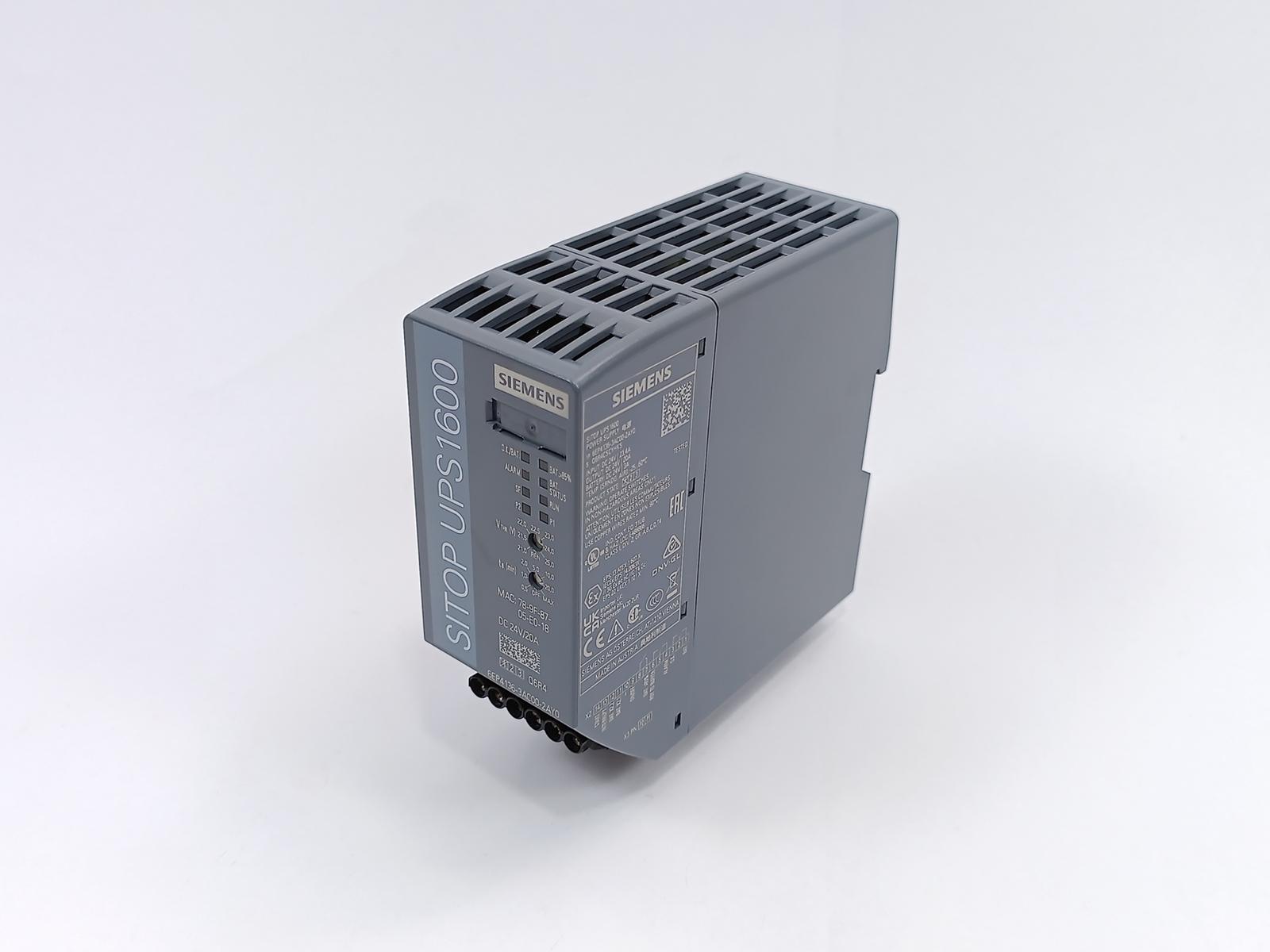 SITOP UPS1600/DC/DC24V/20A/IE/PN/EX