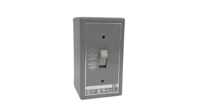 Manual Starter, fractional horsepower, 16A, 2 poles, 1 HP at 277 VAC, toggle operated, no indicator, NEMA 1 enclosure