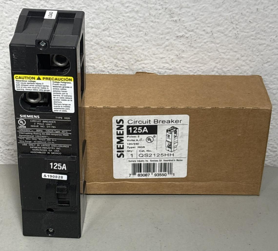 BREAKER 125A 2P 120/240V 65KA HQS