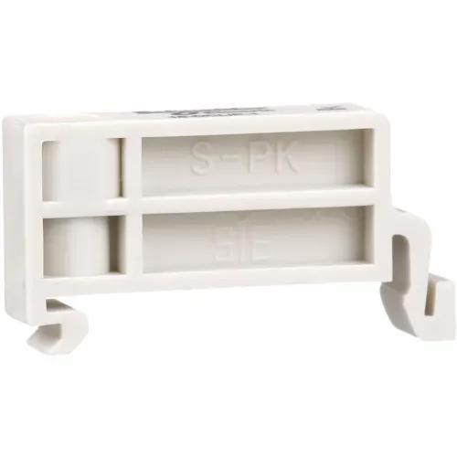 DIN rail end clip, SE Relays, locking screw