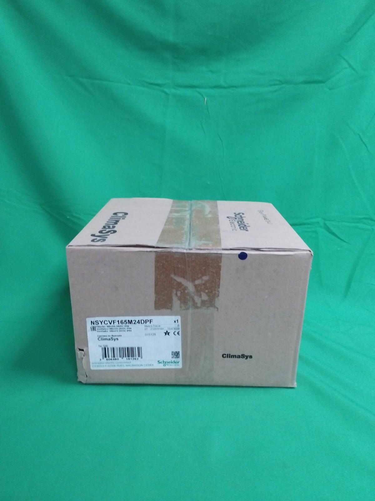 ClimaSys forced vent. IP54, 188m3/h, 24V DC, with outlet grille and filter G2