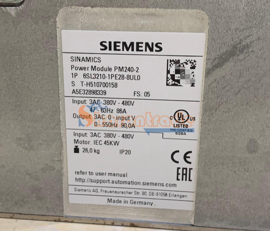 SINAMICS PM240-2 IP20-FSE-U-400V-45KW